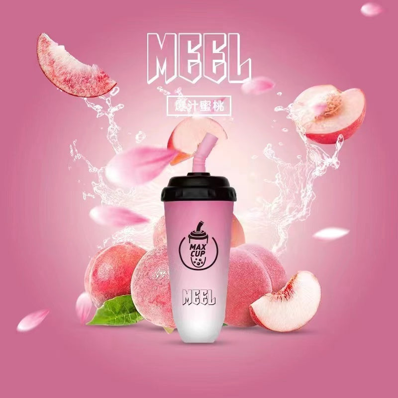 MEEL奶茶杯6000口拋棄式  MAX CUP一次性可充電 - VAKA Vape糖果屋