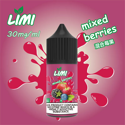 新品 LIMI煙油 電子煙鹽油 0丁不涼油-30ML 台灣現貨-VAKAVAPE糖果屋