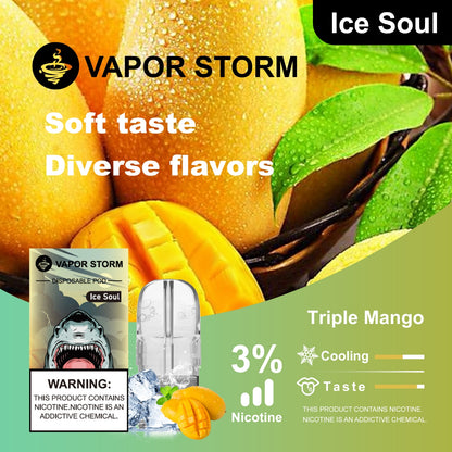 風暴五代煙彈 VAPOR STORM 五代通用電子霧化彈 台灣現貨-VAKAVAPE糖果屋 - VAKA Vape糖果屋