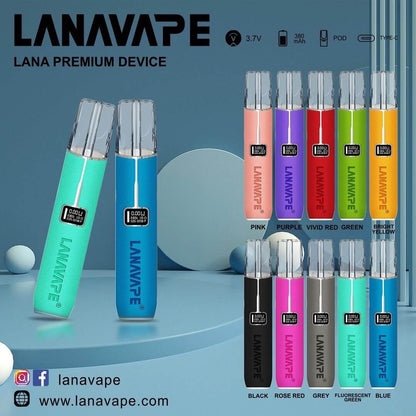 LANA高級皮革主機 一代電子霧化機 台灣現貨-VAKAVAPE糖果屋