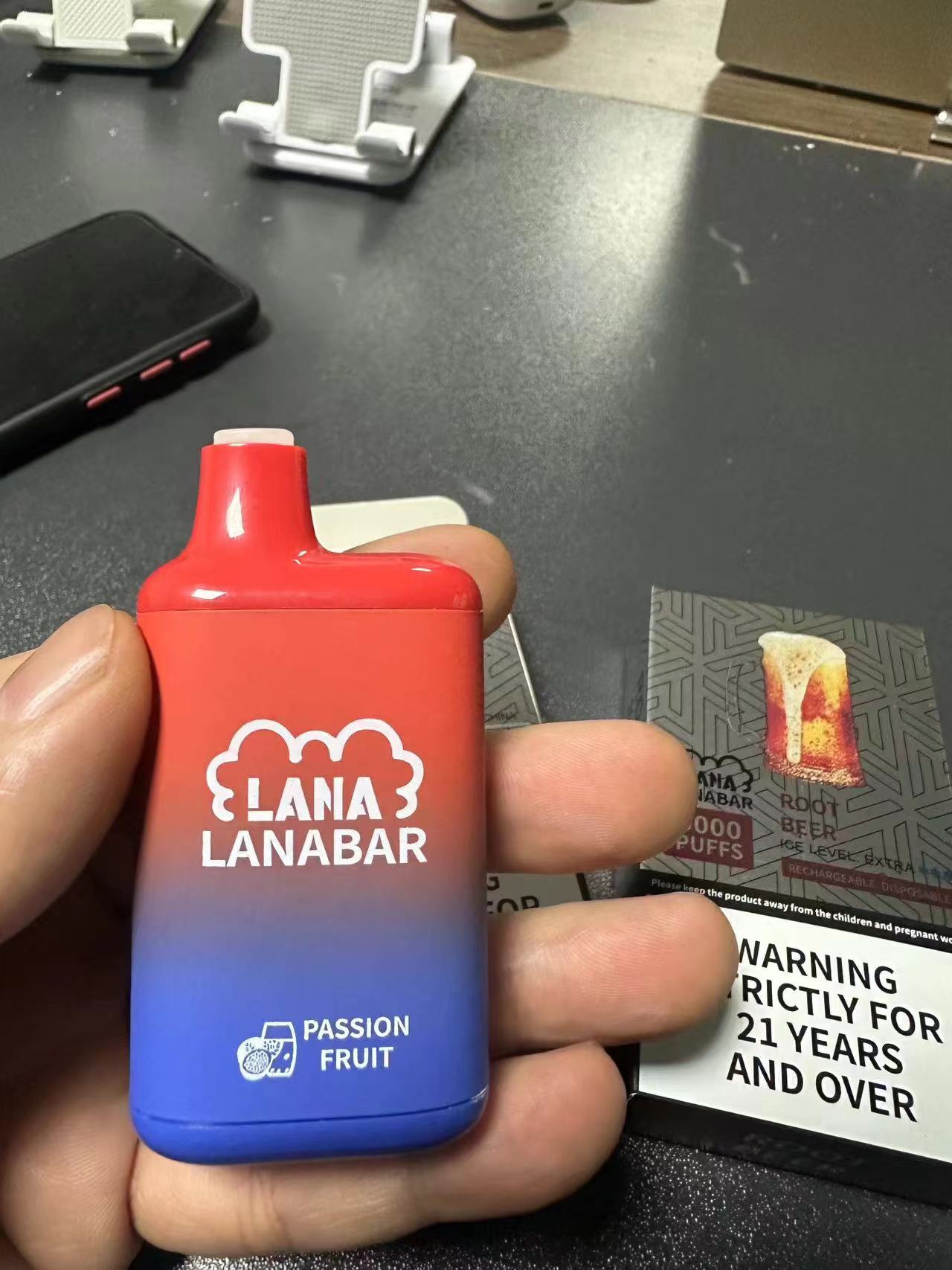 LANA拋棄式5000口  LANABAR一次性電子煙 可充電 台灣現貨-VAKAVAPE糖果屋 - VAKA Vape糖果屋
