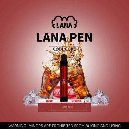 LANA BAR 拋棄式電子煙 LANA2000口一次性霧化棒 小口數電子煙 - VAKA Vape糖果屋